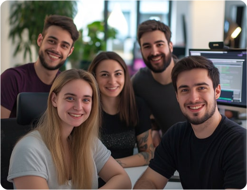 Trinity Studios team working together